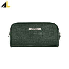 کیف لوازم آرایشی چرم طبیعی کد ALZ033