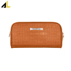 کیف لوازم آرایشی چرم طبیعی کد ALZ040